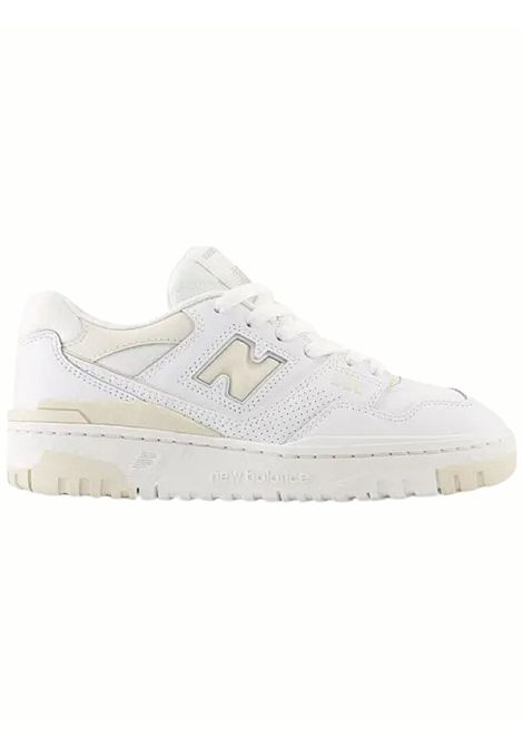 Unisex white/beige leather shoes NEW BALANCE | 397860BIANCO/BEIGE